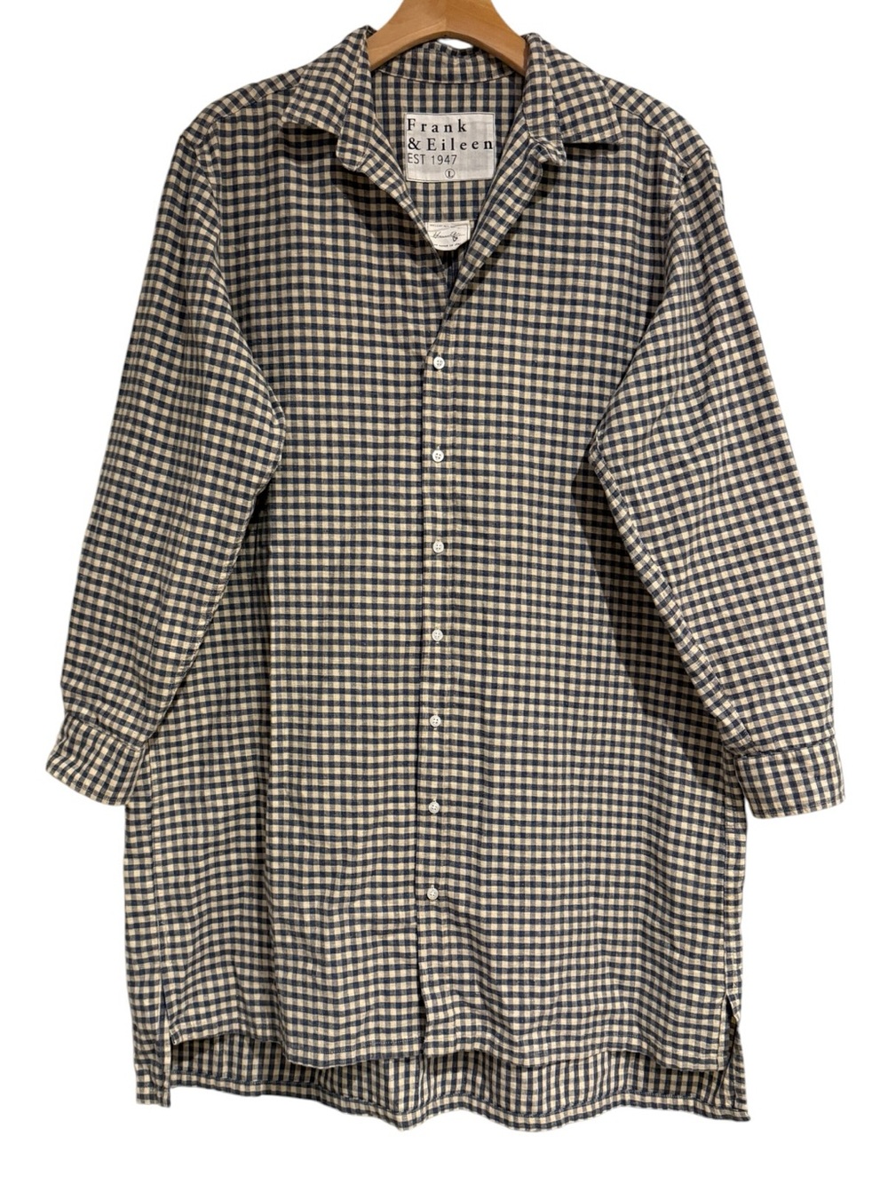 Frank & Eileen Hunter Checkered Dress Women’s Sz L
